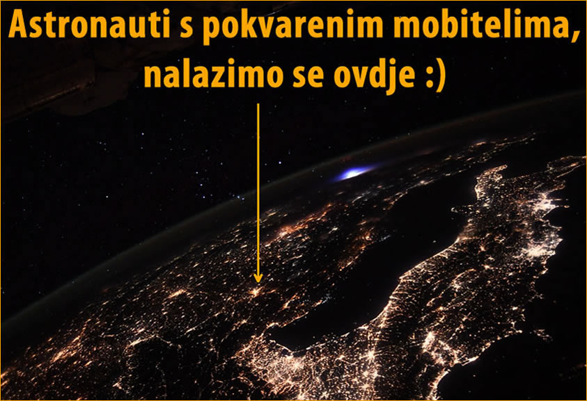 Za astronaute s pokvarenim mobitelima :)